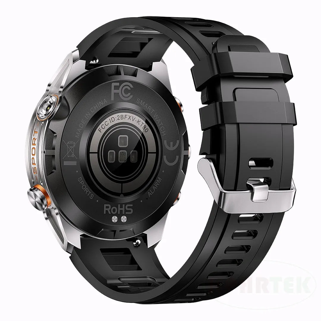 Chytré hodinky Night Falcon – Voděodolné / Svítilna / Baterie 515 mAh / Bluetooth volání