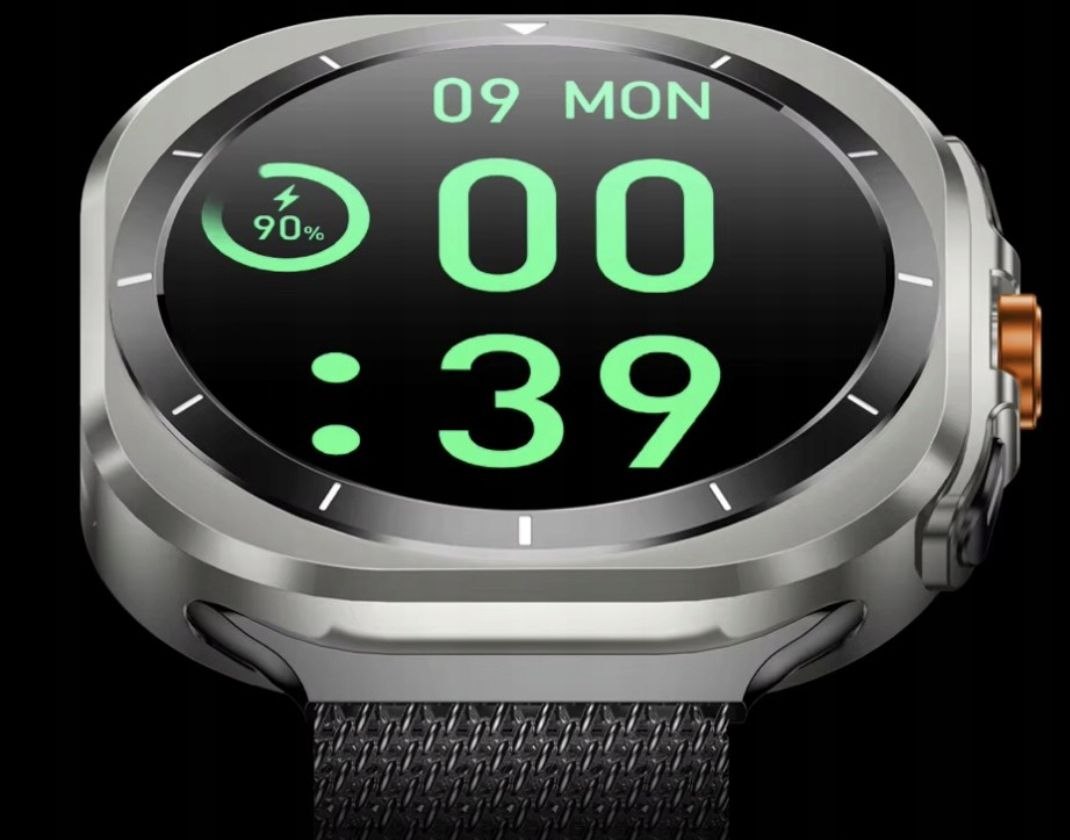 Chytré hodinky 777 Ultra s AMOLED displejem  , Bluetooth hovory, 2 řemínky