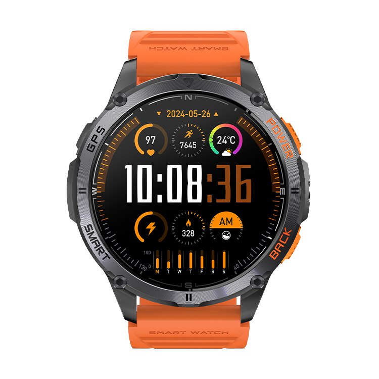 Chytré hodinky GPS RUNNER – AMOLED / Svítilna / Baterie 530 mAh 10 dni