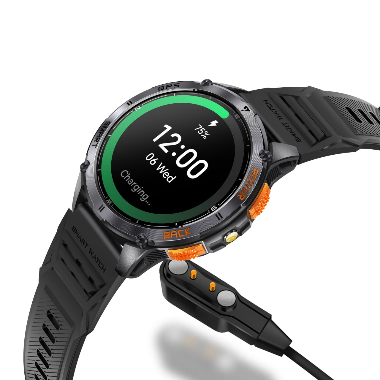 Chytré hodinky GPS RUNNER – AMOLED / Svítilna / Baterie 530 mAh 10 dni