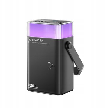REMAX Powerbank New Fluorite  40000 mAh, 65 W, rychlé nabíjení a barevné LED světlo