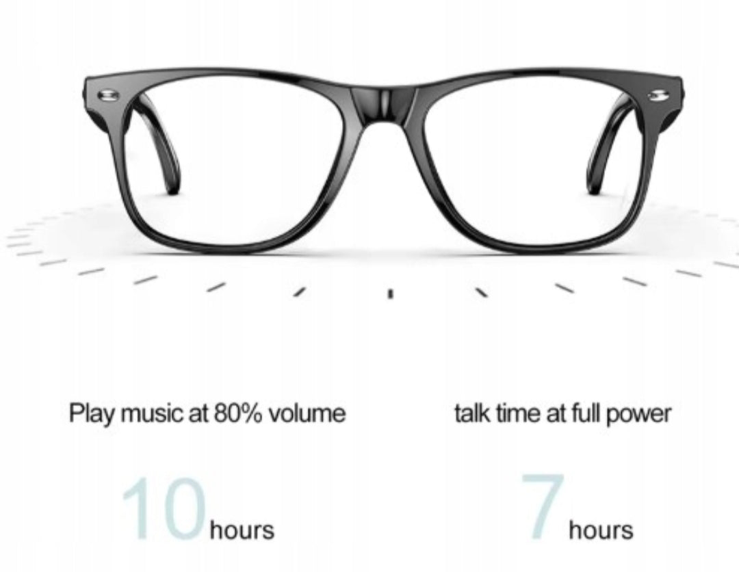 🕶️ Chytré brýle W100 Transparent – HD Wi-Fi, překlad v reálném čase (163 jazyků)