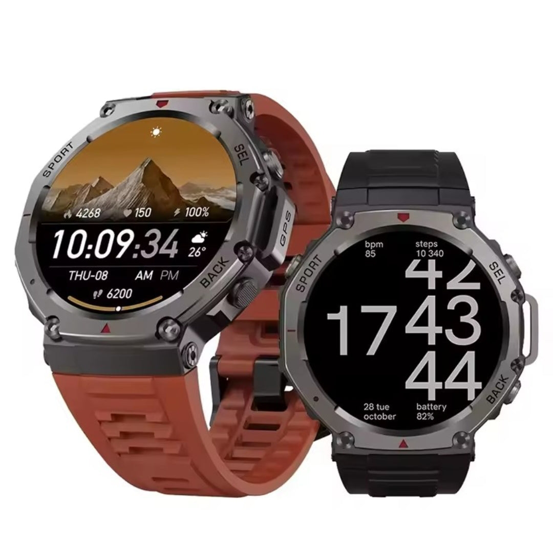 REX – prémiové chytré hodinky s AMOLED, GPS a Bluetooth voláním, 5 ATM