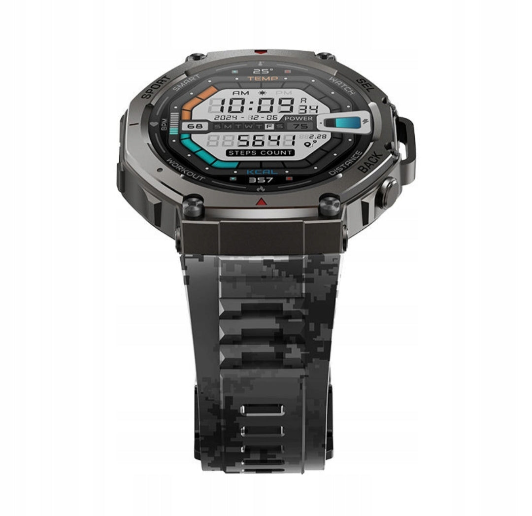 REX – prémiové chytré hodinky s AMOLED, GPS a Bluetooth voláním, 5 ATM