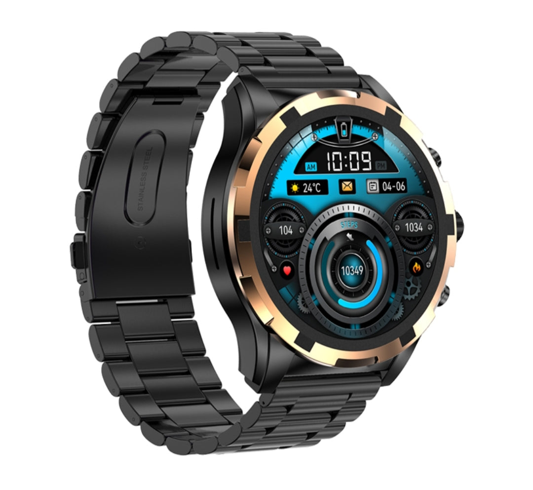 Chytré hodinky  Black  AMOLED – Luxusní business smartwatch