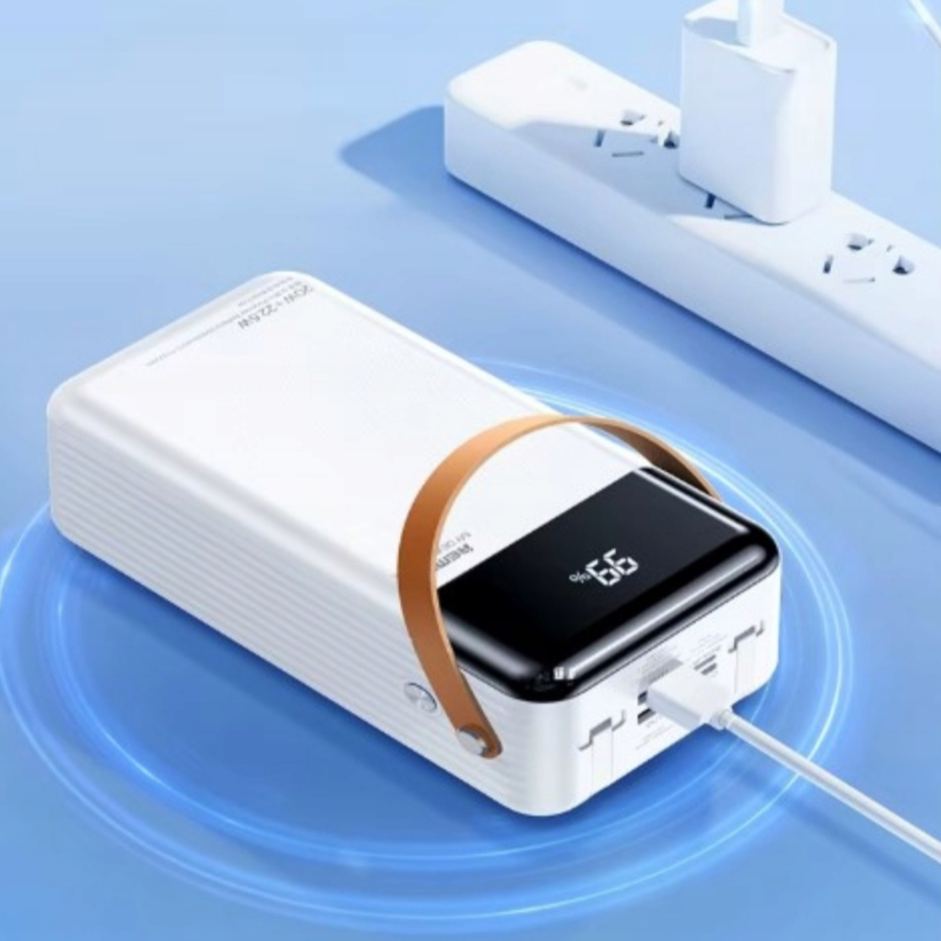 Remax Lesu 2 60000 mAh – Výkonná powerbanka s rychlým nabíjením, kabely a LED svítilnou