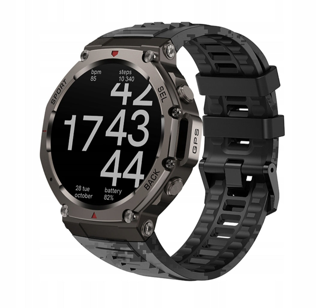 REX – prémiové chytré hodinky s AMOLED, GPS a Bluetooth voláním, 5 ATM