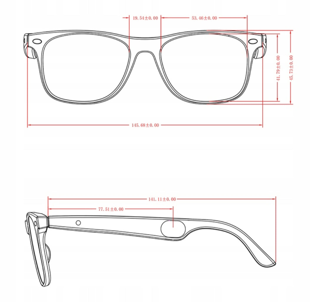 🕶️ Chytré brýle W100 Transparent – HD Wi-Fi, překlad v reálném čase (163 jazyků)