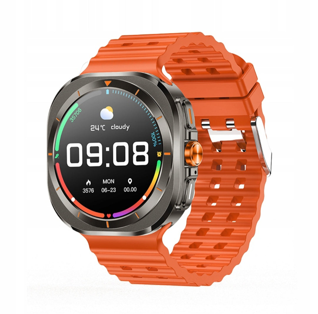 Chytré hodinky 777 Ultra s AMOLED displejem  , Bluetooth hovory, 2 řemínky