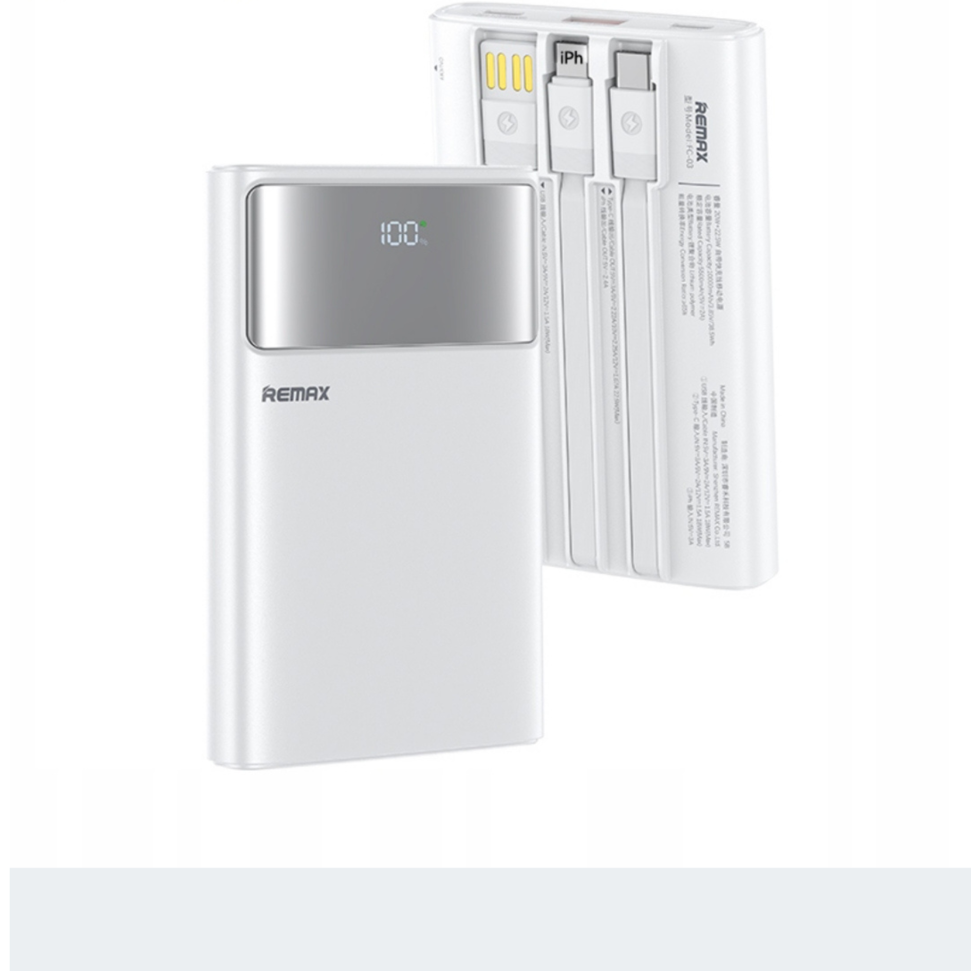 Remax 10000 mAh Powerbanka – kompaktní a spolehlivý zdroj energie