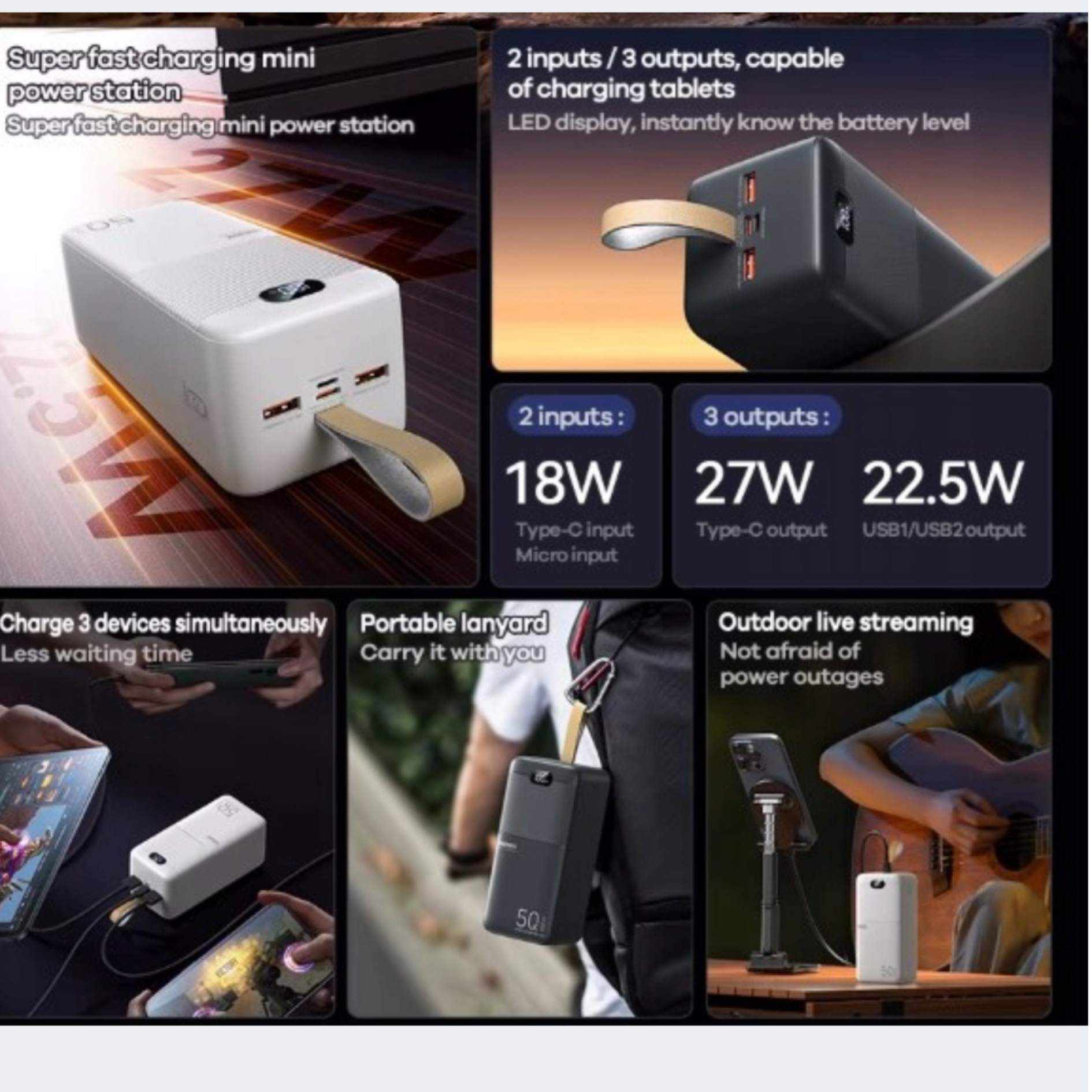 Remax Piloteer RPP‑117 – Powerbanka s vysokou kapacitou a LED indikátorem